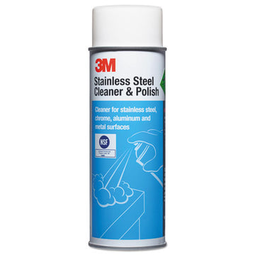 3M™ Stainless Steel Cleaner And Polish, Lime Scent, Foam, 21 Oz Aerosol Spray, 12-carton freeshipping - TVN Wholesale